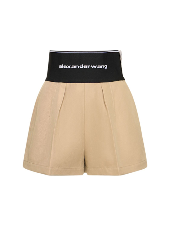 Luisaviaroma Shorts sartoriali in cotone e nylon