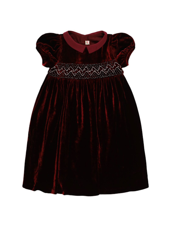 Luisaviaroma Silk blend velvet dress