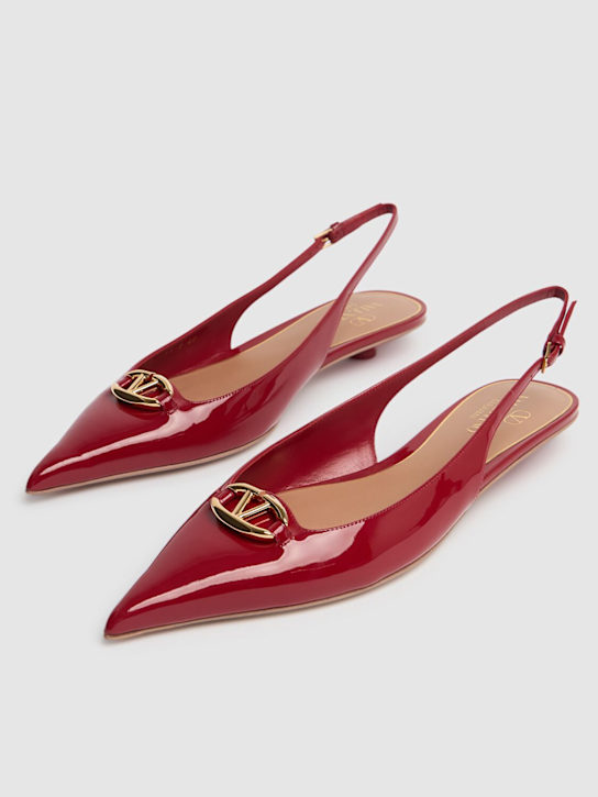 Luisaviaroma Slingback Vlogo In Vernice 20mm