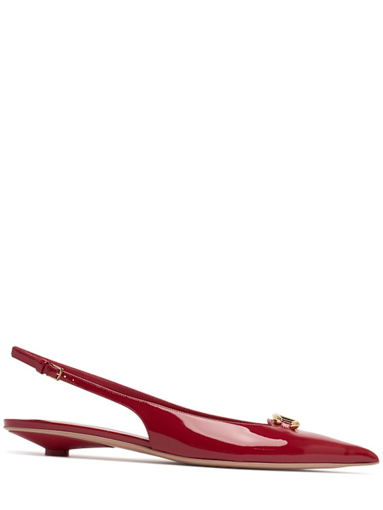 Luisaviaroma Slingback Vlogo in vernice 20mm