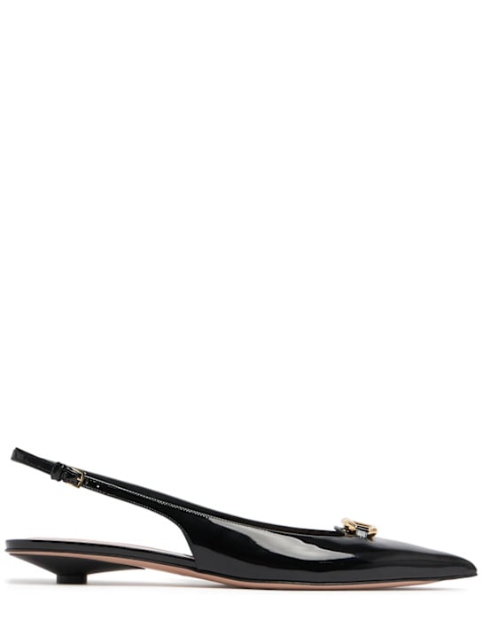 Luisaviaroma Slingback Vlogo in vernice 20mm