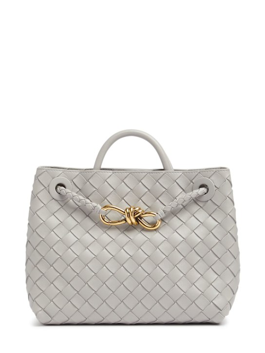 Luisaviaroma Small Andiamo leather top handle bag