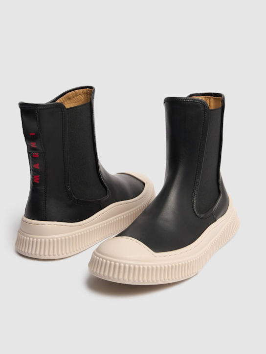 Luisaviaroma Sneakers Alte In Pelle
