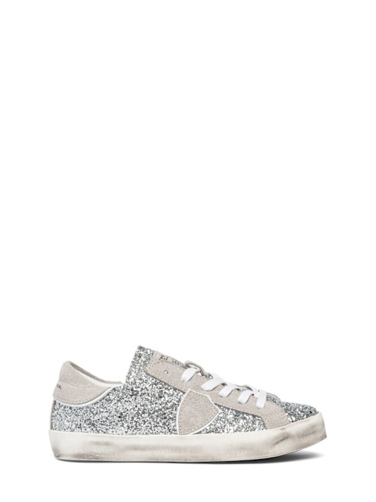 Luisaviaroma Sneakers in misto cotone con glitter