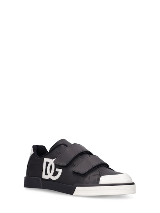 Luisaviaroma Sneakers In Pelle Con Logo