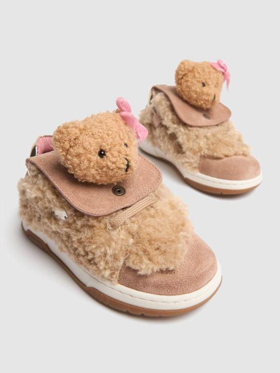 Luisaviaroma Sneakers In Pelle Con Orsetto