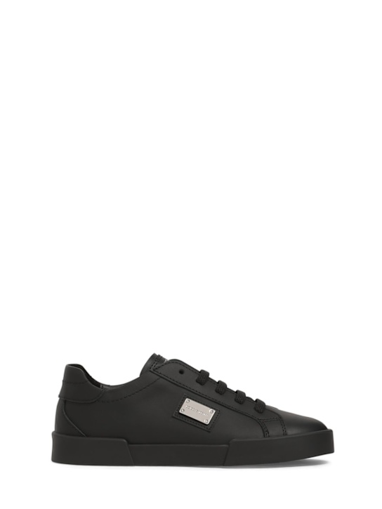 Luisaviaroma Sneakers in pelle / logo in metallo