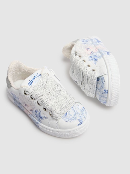 Luisaviaroma Sneakers In Pelle Stampa Frozen
