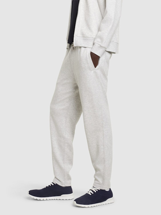 Luisaviaroma Sneakers Low Top In Maglia Di Cotone