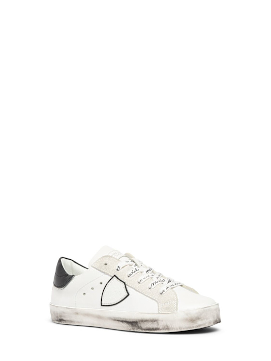 Luisaviaroma Sneakers Paris In Pelle