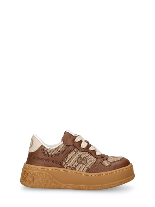 Luisaviaroma Sneakers Platform GG in pelle