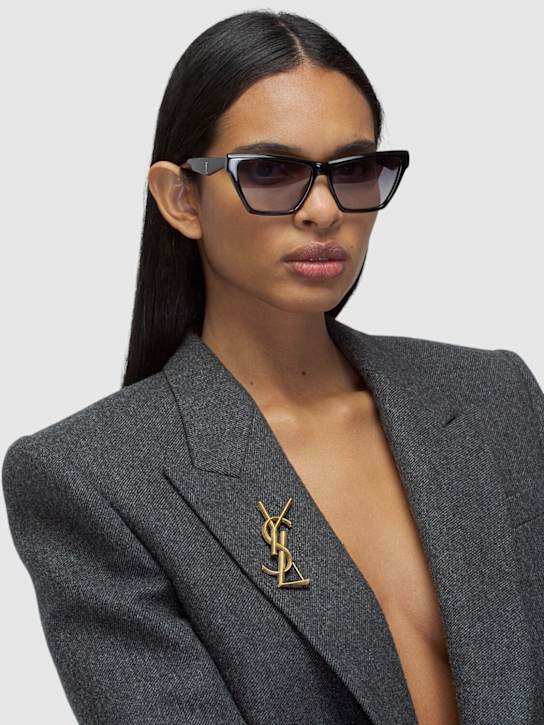Luisaviaroma Spilla YSL Texturizzata