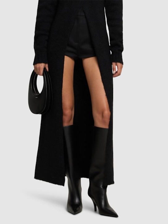 Luisaviaroma Stivaletti Alti Diablo In Pelle 85mm