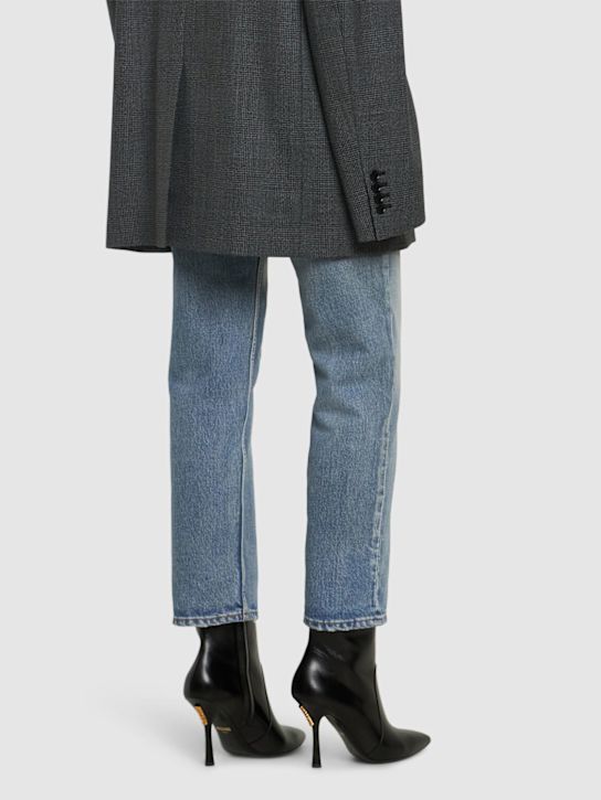 Luisaviaroma Stivaletti In Pelle Con Zip 100mm