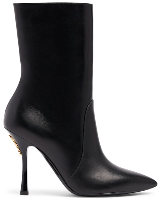 Luisaviaroma Stivaletti in pelle con zip 100mm