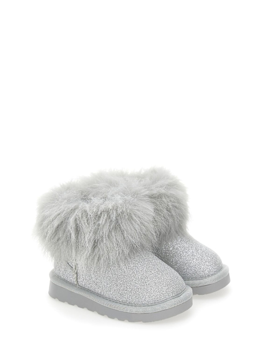 Luisaviaroma Stivaletti In Shearling Sintetico