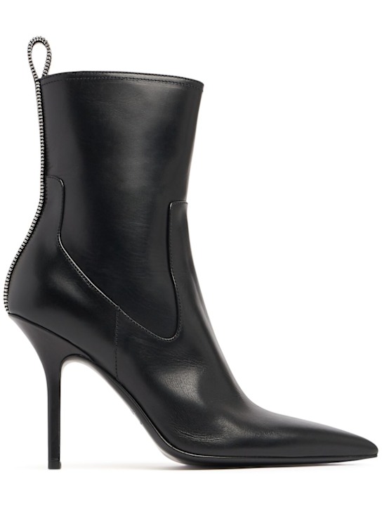 Luisaviaroma Stivaletti Zip-up in pelle 100mm