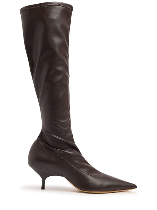 Luisaviaroma Stivali alti Hera in similpelle 50mm