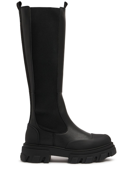 Luisaviaroma Stivali alti in pelle 50mm