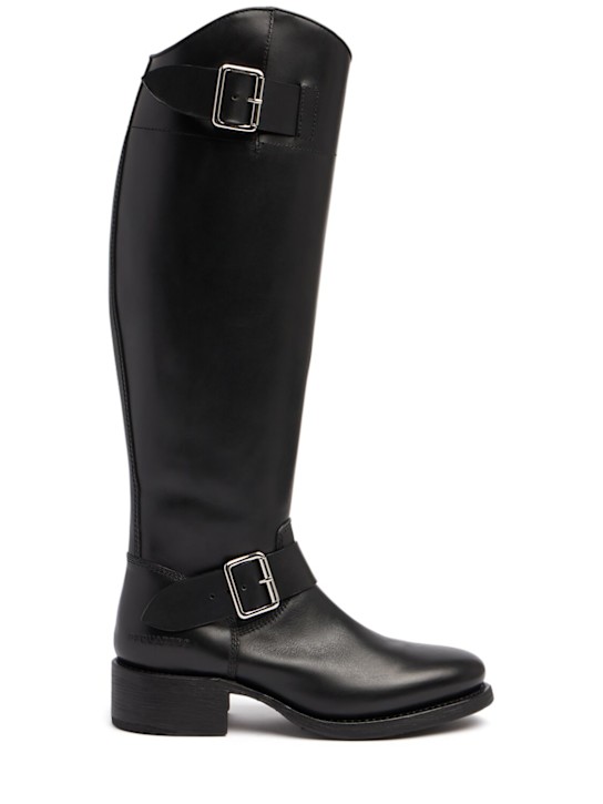 Luisaviaroma Stivali alti in pelle 50mm