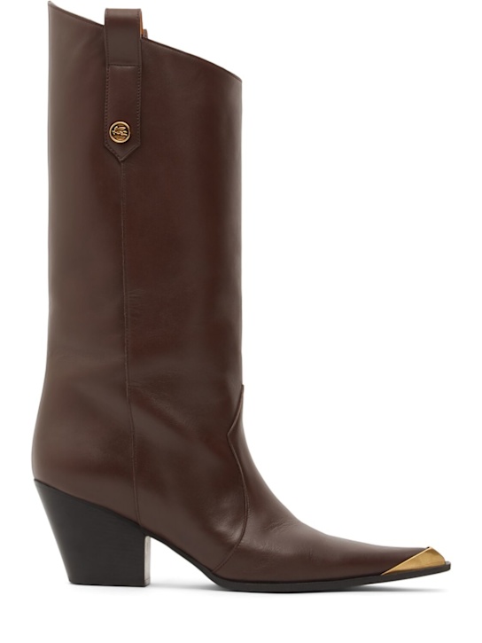 Luisaviaroma Stivali alti in pelle 60mm