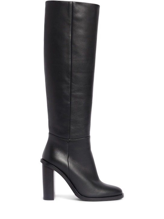 Luisaviaroma Stivali alti in pelle 80mm