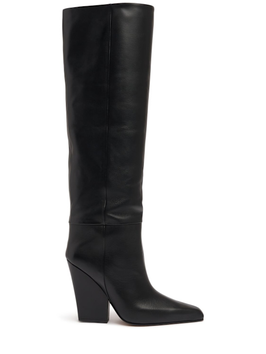 Luisaviaroma Stivali alti Jane in pelle 100mm
