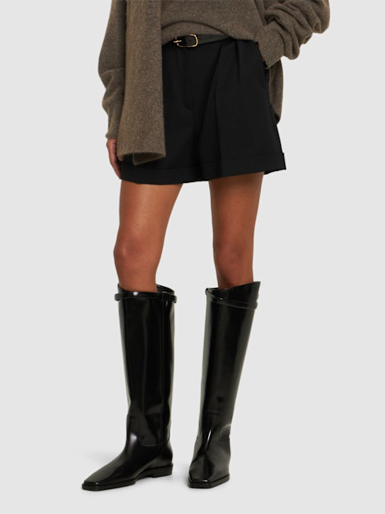 Luisaviaroma Stivali Alti The Riding In Pelle 10mm