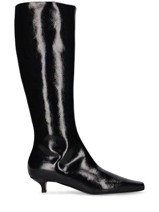 Luisaviaroma Stivali alti The Slim in pelle 50mm