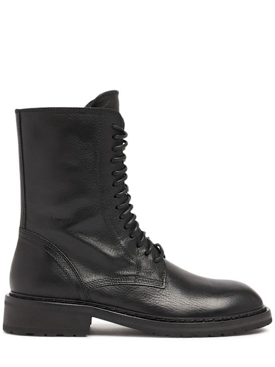 Luisaviaroma Stivali combat Danny in pelle 40mm