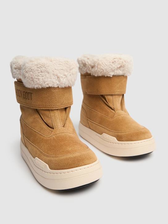 Luisaviaroma Stivali Da Neve In Camoscio Con Strap