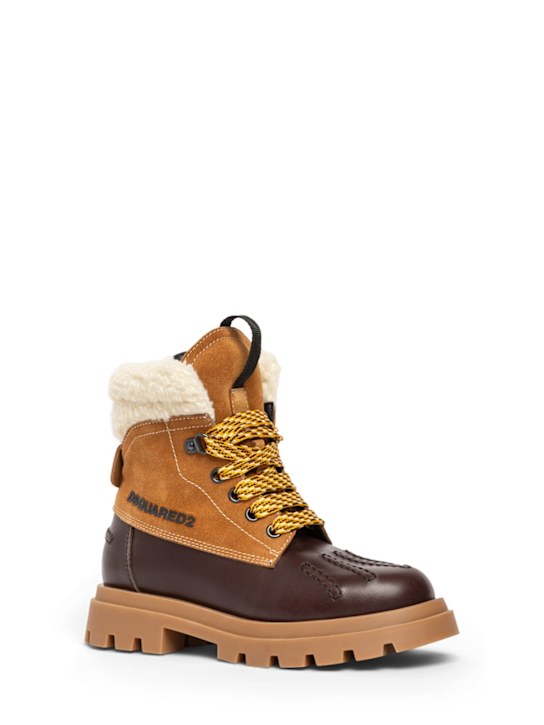 Luisaviaroma Stivali Da Neve In Pelle