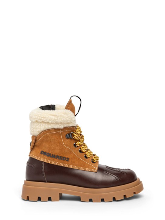 Luisaviaroma Stivali da neve in pelle