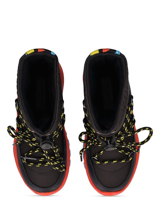 Luisaviaroma Stivali Da Neve Stringati In Nylon