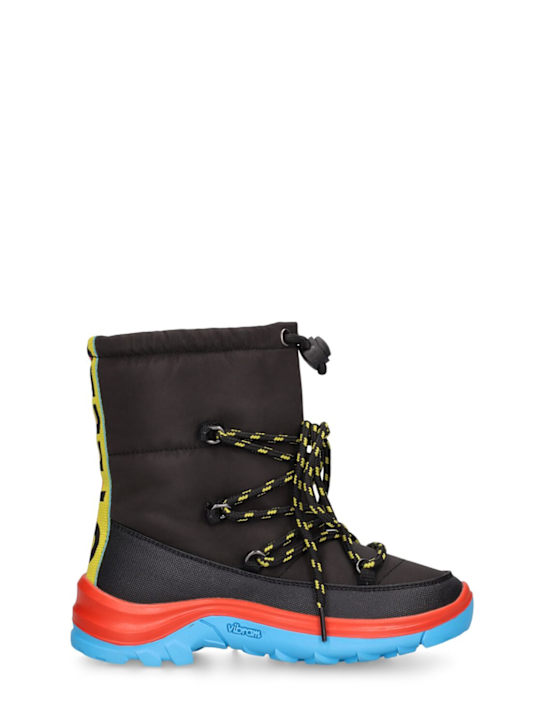 Luisaviaroma Stivali da neve stringati in nylon