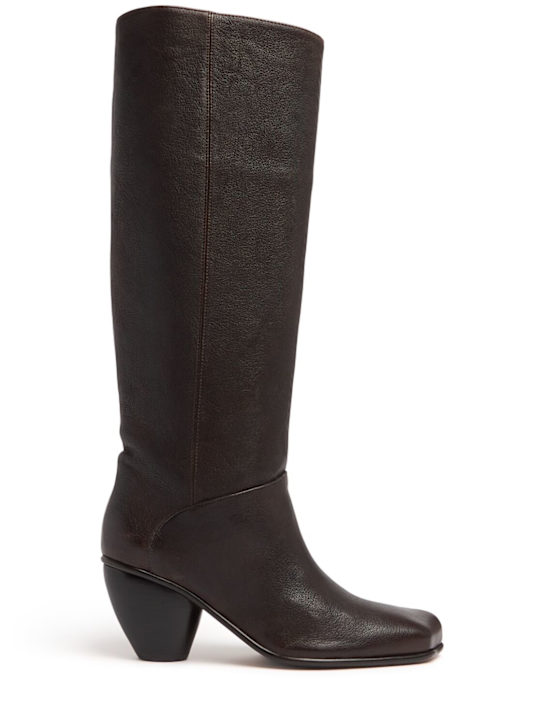 Luisaviaroma Stivali Gaia in pelle washed 65mm