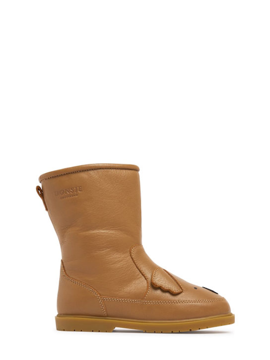 Luisaviaroma Stivali Koala in pelle / orecchie