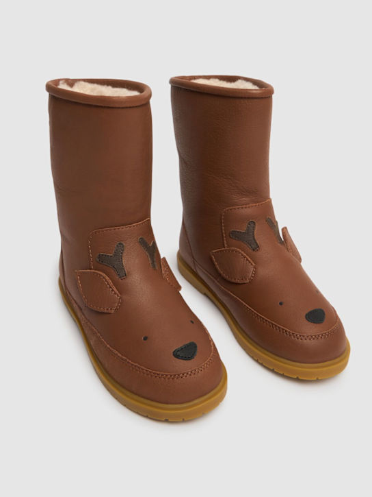 Luisaviaroma Stivali Stag In Pelle / Orecchie
