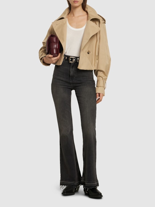 Luisaviaroma Stretch Denim Flared Jeans