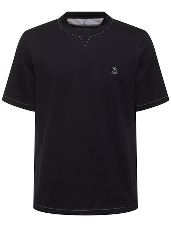 Luisaviaroma T-shirt Brunello Cucinelli in cotone