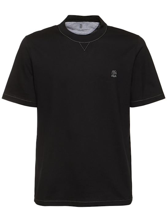 Luisaviaroma T-shirt Brunello Cucinelli in cotone