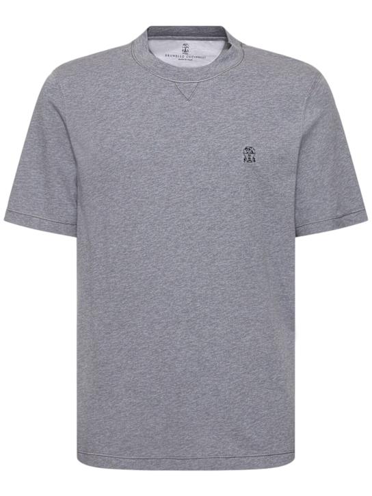Luisaviaroma T-shirt Brunello Cucinelli in cotone
