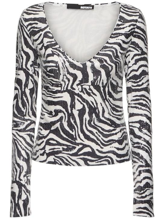 Luisaviaroma T-shirt con paillettes
