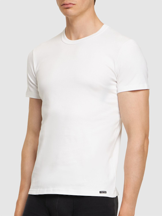 Luisaviaroma T-shirt Girocollo In Jersey Di Cotone