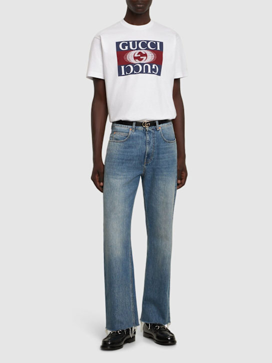 Luisaviaroma T-shirt In Cotone Con Logo Gucci