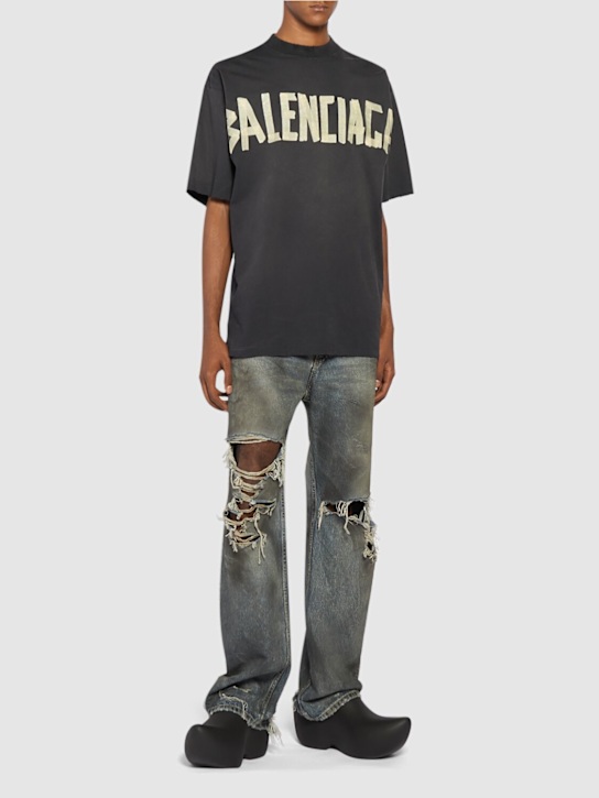 Luisaviaroma T-shirt In Cotone Effetto Vintage