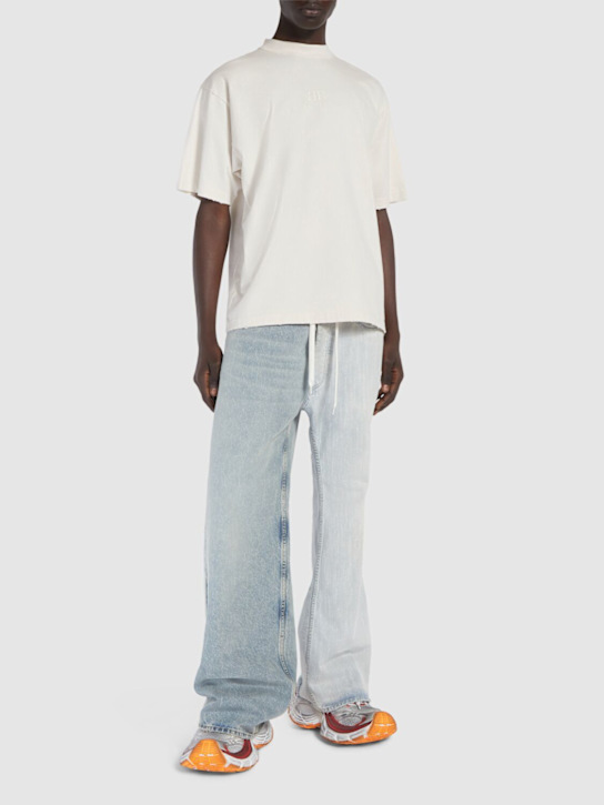 Luisaviaroma T-shirt In Jersey Effetto Vintage