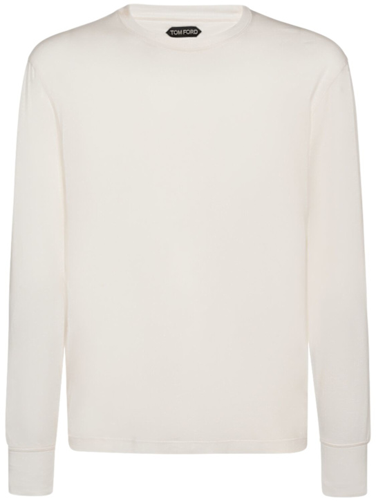 Luisaviaroma T-shirt in lyocell e cotone
