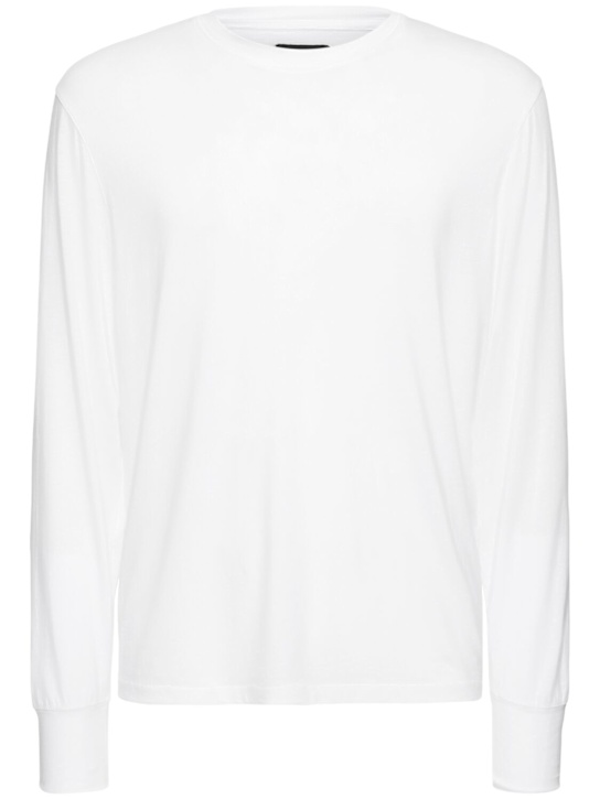 Luisaviaroma T-shirt in lyocell e cotone