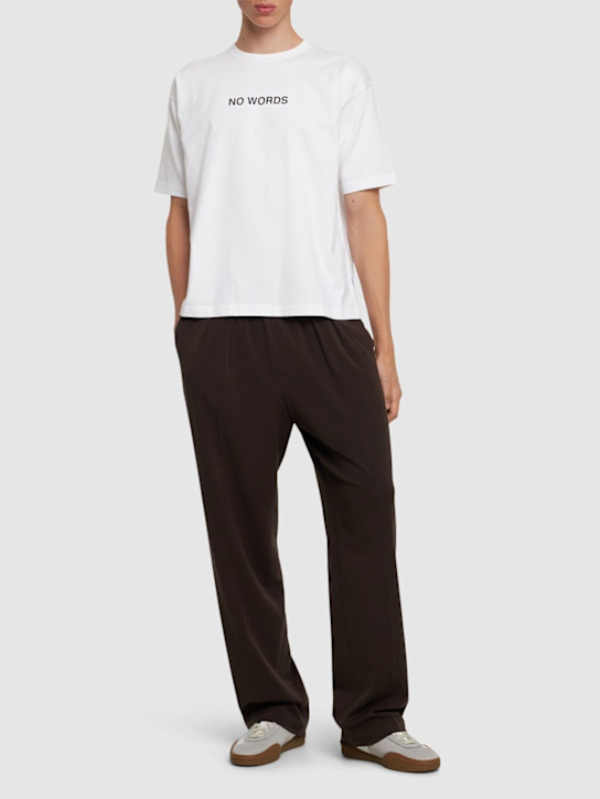 Luisaviaroma T-shirt NO WORDS In Jersey Pesante